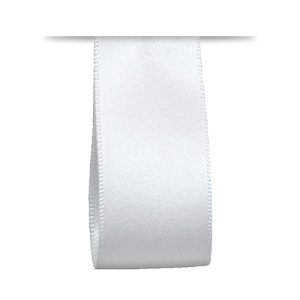 S01 White silk ribbon