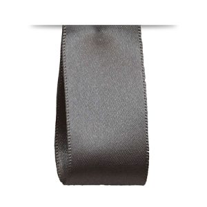 S05 Dark grey silk ribbon