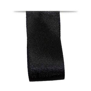 S06 Black silk ribbon